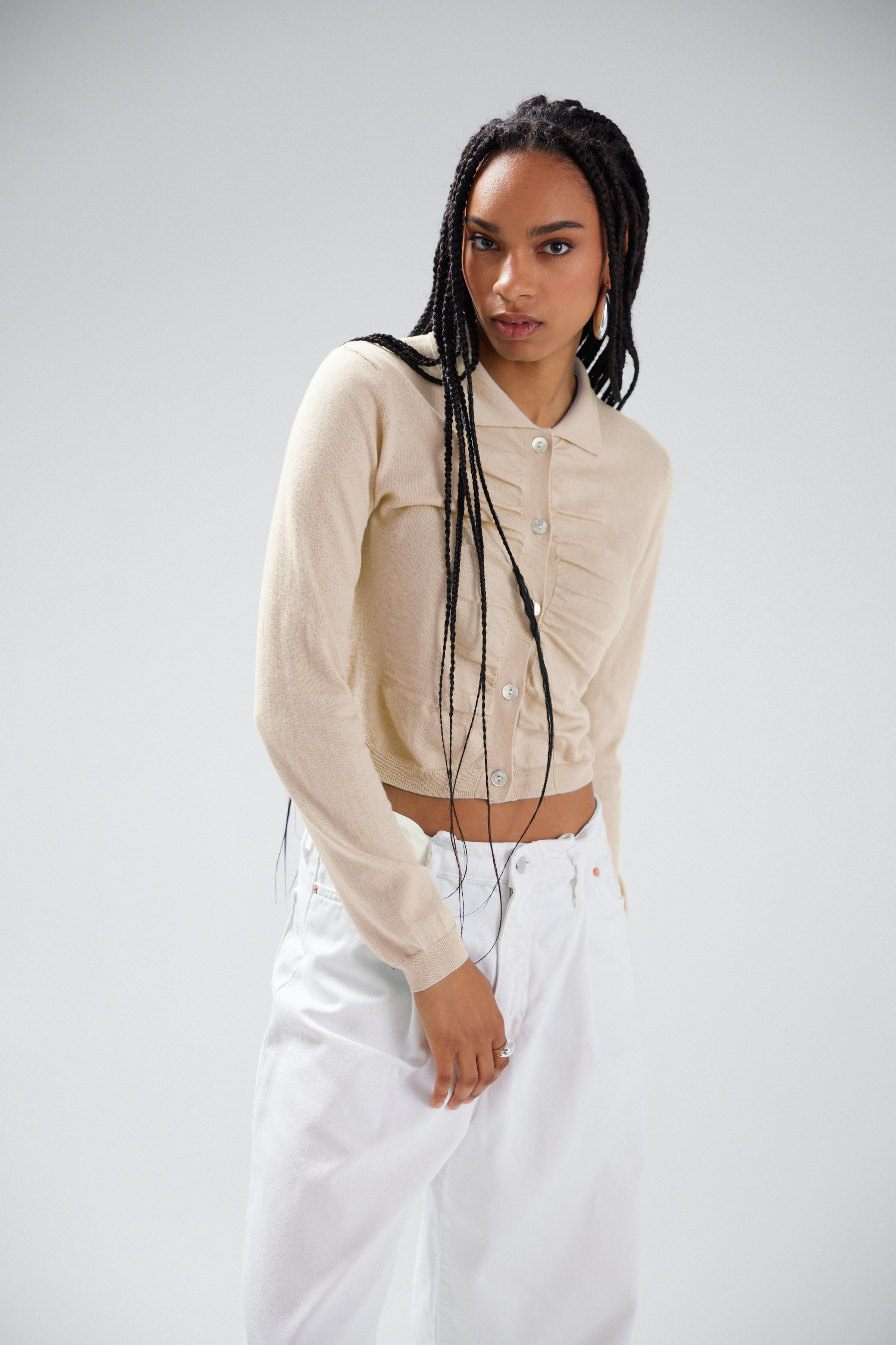 CSC KYLA DRESSY POLO | SAND