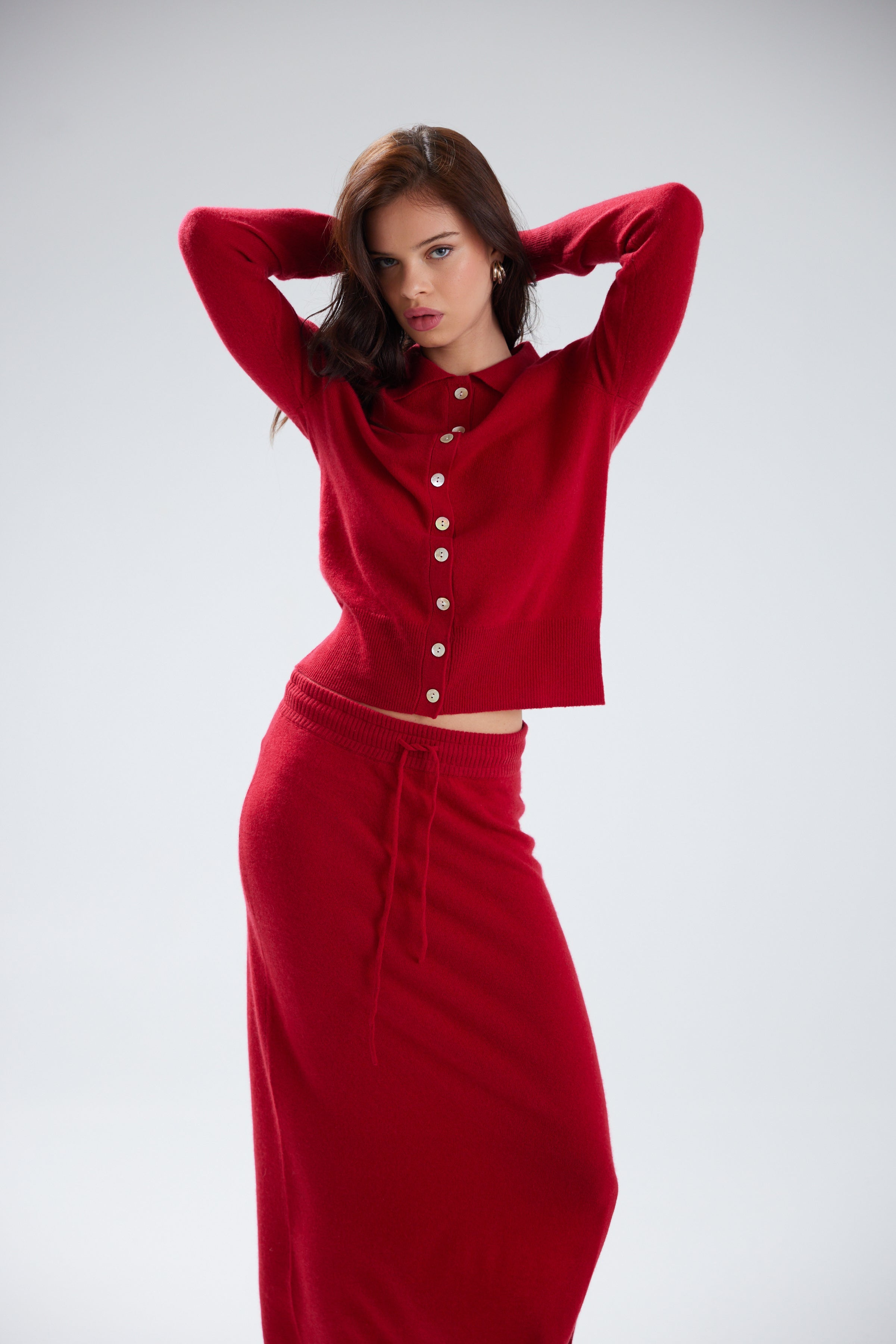 ZURI BLOUSE | CRANBERRY